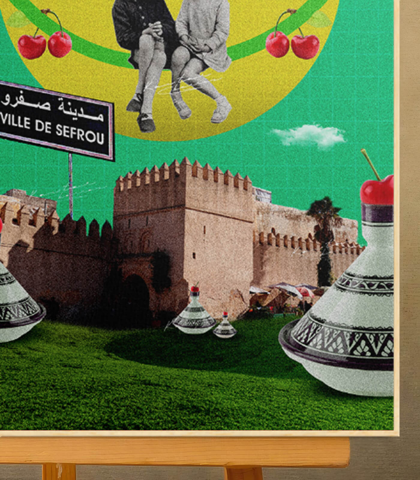 Sefrou - signé par l'artiste Kawtar BRZ.